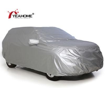 Durable Silver Coating Auto Car Covers Waterproof Anti-UV Hatchback/SUV Cover