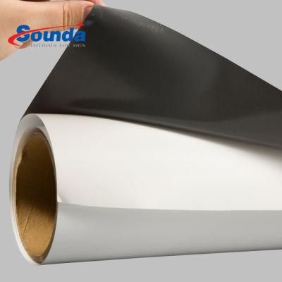 140g Black Back Printable PVC Self Adhesive Vinyl Sticker Roll