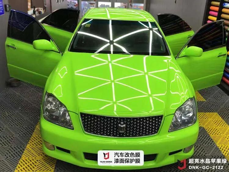 Derek Protection Car Wrap Film Super Glossy Crystal Vinyl Rolls Adhesive Car Wrapping Film