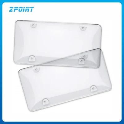 Car Accessories Clear License Plate Cover Frame Shields 2-Pack All Weather Novelty