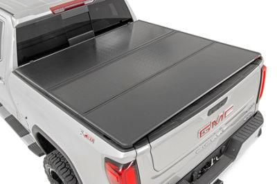 OEM Aluminum Alloy Tonneau Cover Factory Wholesale 6.5&prime; for 2019-2020 Silverado 1500 2500 Pickup Truck Hard Tri Fold Bed Cover