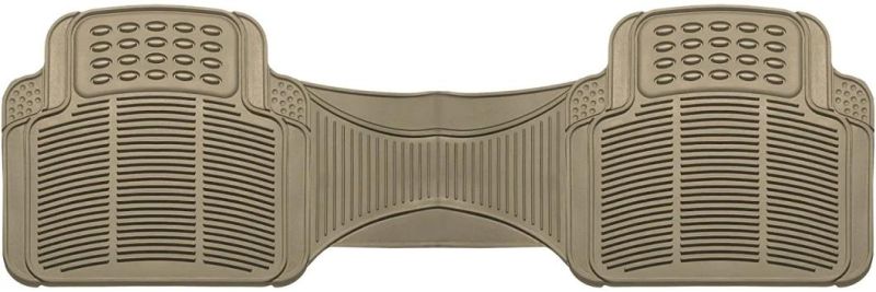 Auto Accessory Rubber Floor Mat Universal Fit Brown