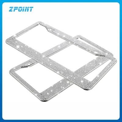 Car Accessories Bling Metal Plate Frame