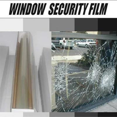 Anti Explosion Window Glass Protection Clear Safety Film