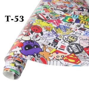 1.52X30m Carprotective PVC Bomb Stickers Adhesive Film Rolls
