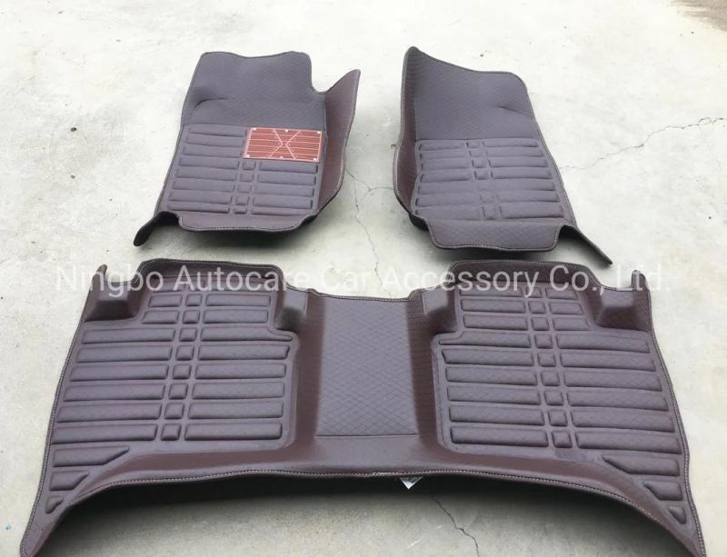 Toyota Sienna 2005 Car Floor Mat 8mm Thickness 5D Car Floor Mat Hot Fashion 5D Car Floor Mat