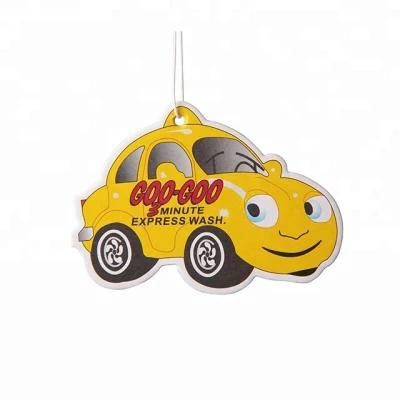 Customized Promotional Car Shaped Paper Car Air Fresheners