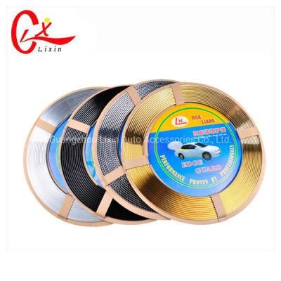 Car PVC Chrome Edge Bumper Trim Strip Auto Body Molding