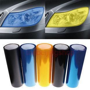 Factory Price Colorful Black Headlight PVC Film Wrap Car Light Protection Film