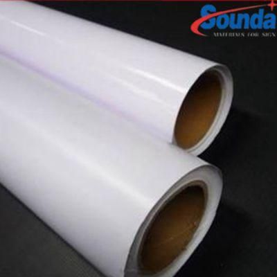 High Quanlity 140g White Back Self Adhesive Vinyl for Eco Solvent Printing