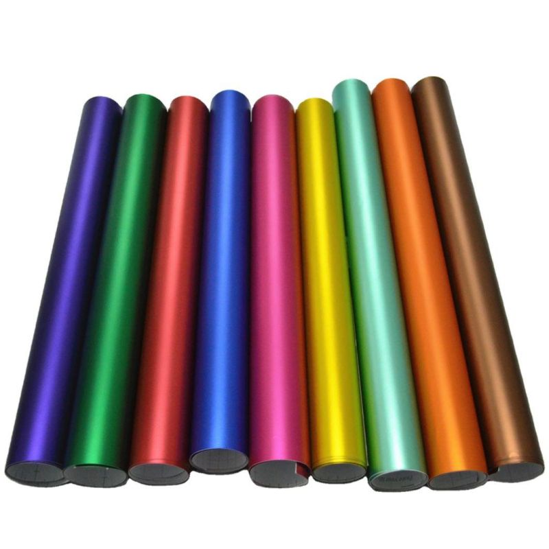 Matte Chrome Vinyl Wrap Film Car Wrapping Film Bubble Free