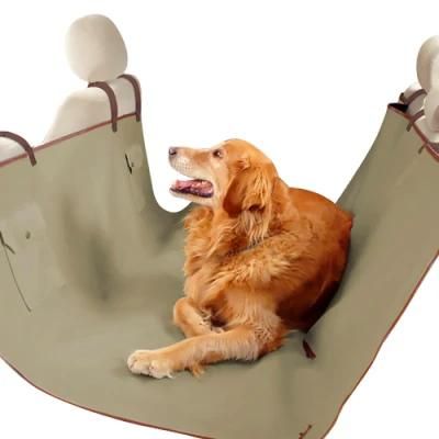 Waterproof Scratchproof Durable Beige Pet Car Seat Cover