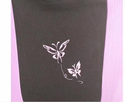 4/9PCS/Set Pink Car Seat Covers Butterfly Embroidery Woman Seat Covers