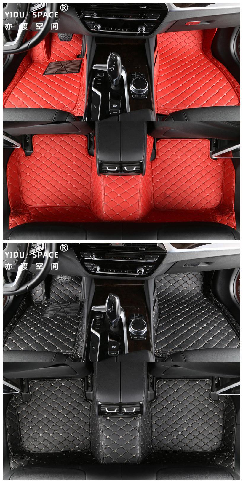 Wholesale Environment-Friendly Anti Slip PU Leather 5D Carpet Car Mat