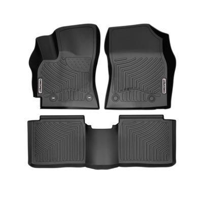 Custom Fit Floor Mats for 2014-2019 Toyota Corolla with Automatic Transmission, All Weather Front &amp; 2ND Seat Floor Liners
