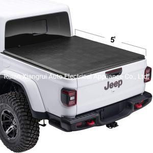 Srjp202050 Soft PVC Pickup Truck Accessories Roll up Soft Tonneau Cover for 2020 Jeep Gladiator 5&prime;
