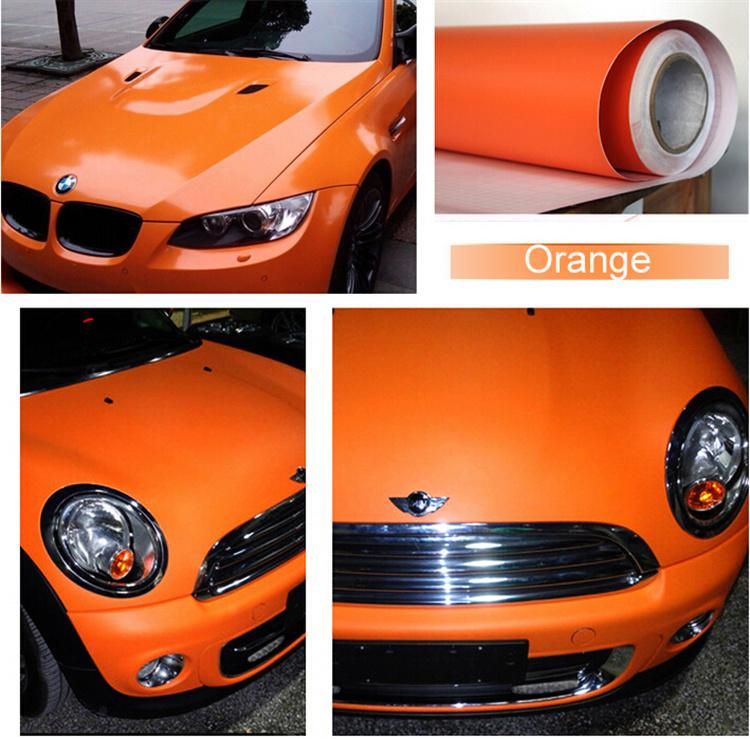 Hot Sale Self-Adhesive Vinyl Roll Matte Chrome Car Vinyl Wrap