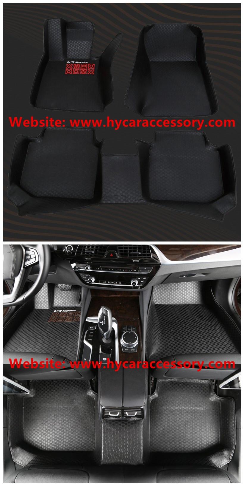 Wholesale Special Waterproof 5D Anti Slip Black Car Mats