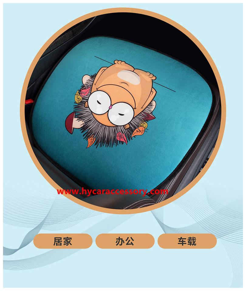 Car Decoration Car Interiorcar Accessory Home Office Universal Cartoon USB Heating Cushion Pad Winter Auto Heated Car Seat Cushion