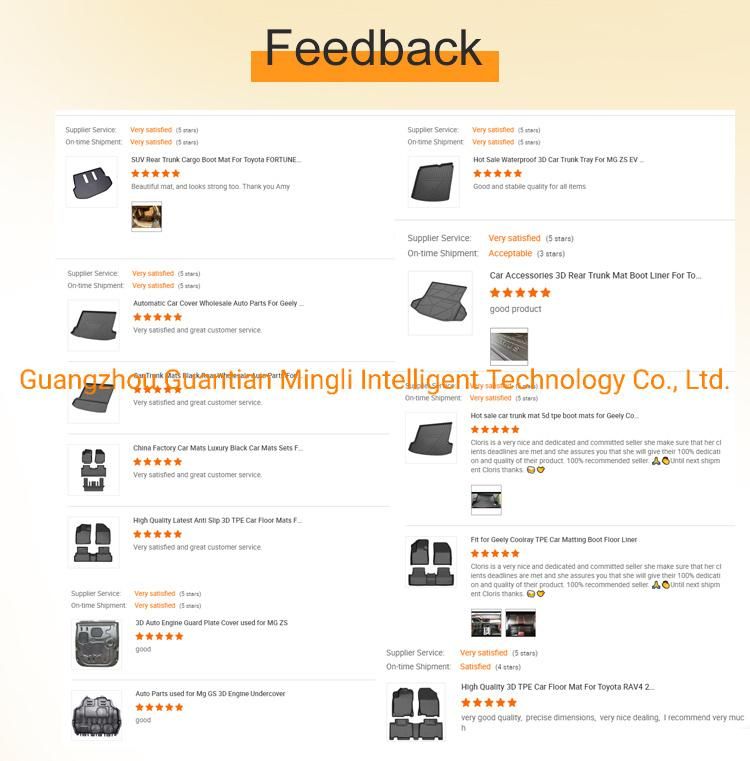 Manufacturer of High-End Environment-Friendly 3D Car Mats