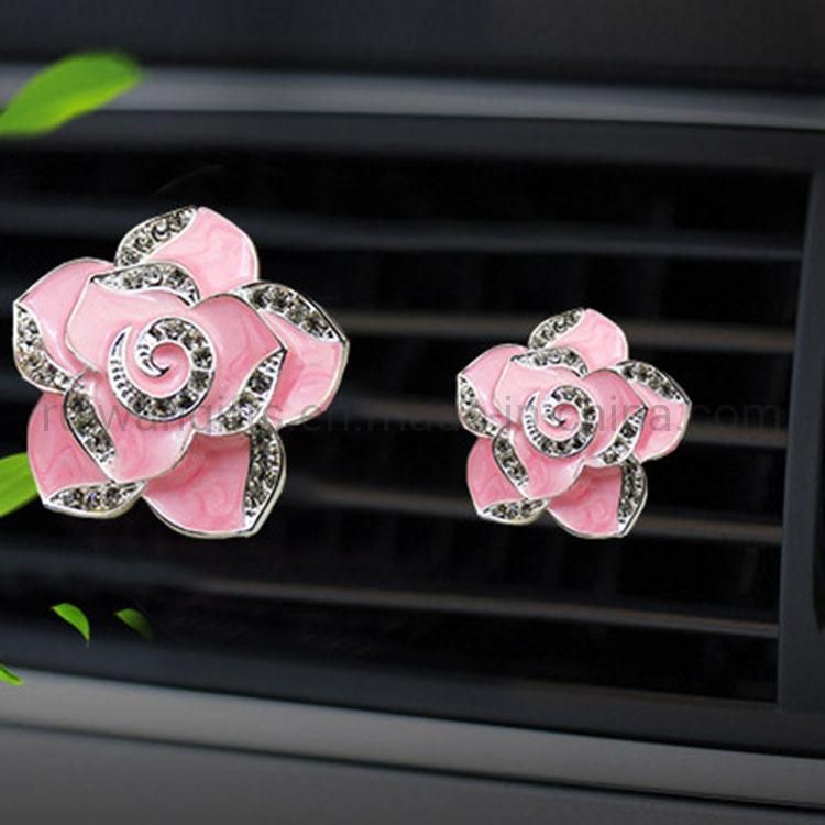 Rose Flower Auto Outlet Air Freshener for Car