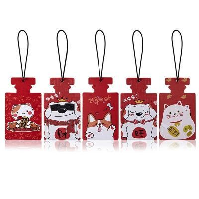 Hot Sale Custom Scent Freshener/ Hanging Paper Air Fresher