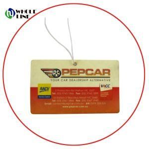 Factory Price Paper Hanging Fragrance Car Perfume Card Air Freshener