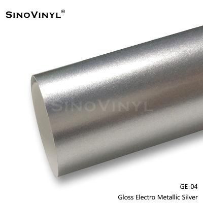 SINOVINYL Gloss Electro Metallic Vinyl Car Wrap Film Protective Long Durability Film