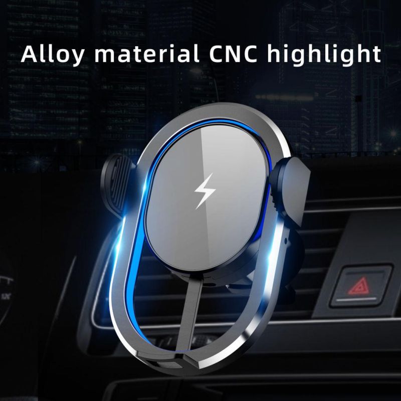 Automatic Fast Wireless Car Charger 15W for iPhone for Android Cell Phone Holder Sensor Fast Car Wireless Charger
