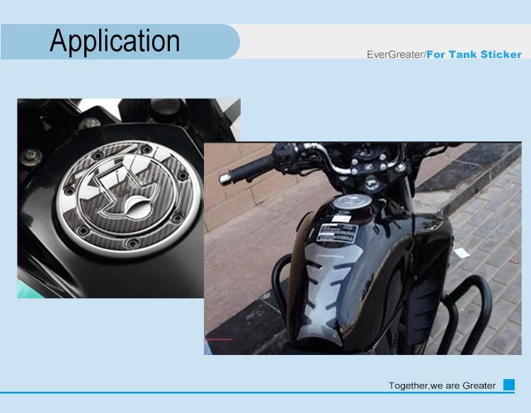 Customized Motorcycle Oil Fuel Tank Stickers