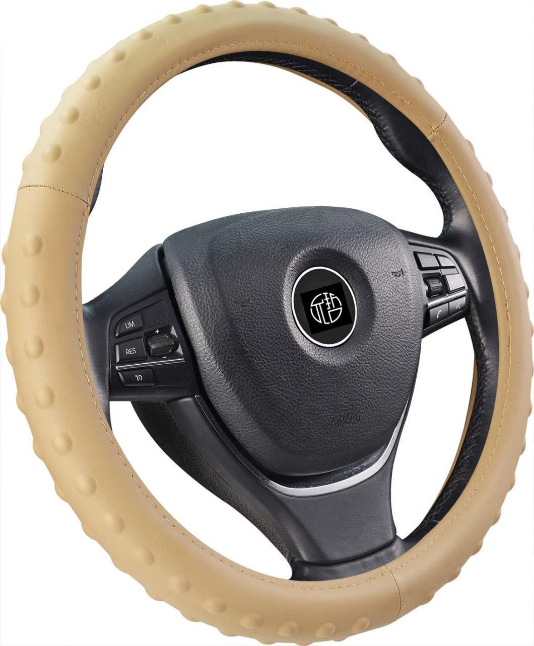 Massage Grip Colorful Anti Skid Soft Touch PVC Steering Wheel Covers