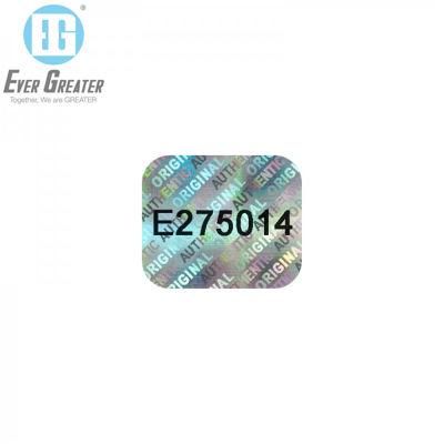 Wholesale Clear Private Holographic Stickers Security Effect Hologram Sticker
