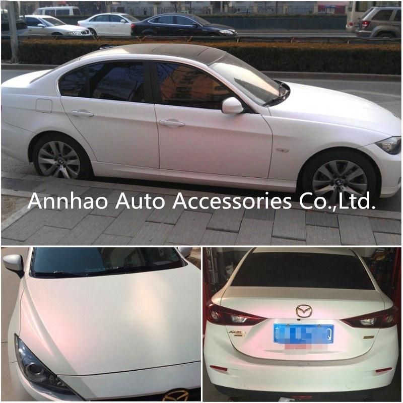 Exterior Accessories Car Body Film Roll Matte White Chameleon Car Wrap Vinyl Film