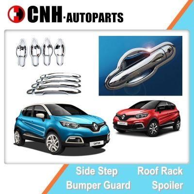 Auto Decoration Parts Chromed Handle Inserts and Covers for Renault Captur 2014, 2017 2018