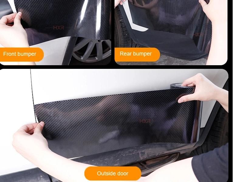 5D Red Carbon Car Vinyl Sticker for Car Surface Protection