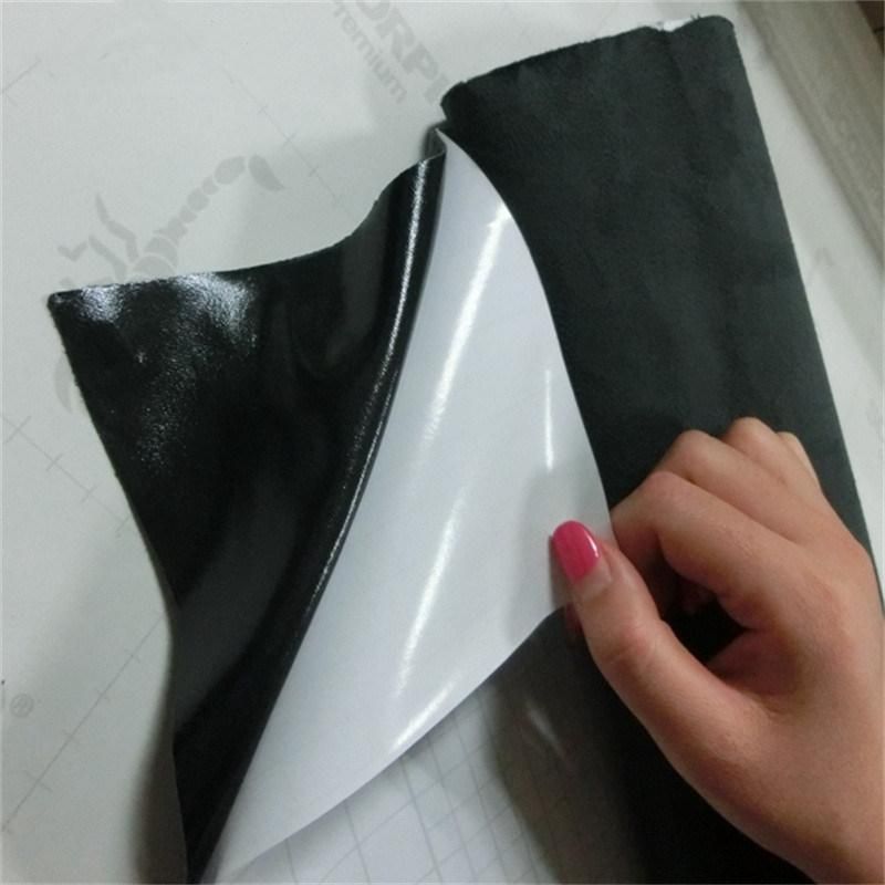 Fabric Vinyl Wrap Car Sticker Grey Luxury Car Interior Film