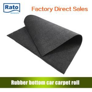 Rubber Bottom with Polyester Surface Car Carpet Roll