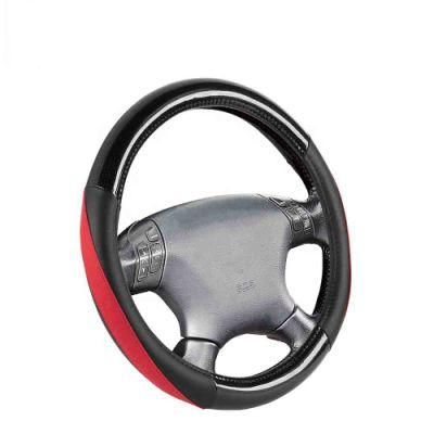 Leathe Steering Wheel Covers, Universal 14.5-15.25 Inch Breathable Soft Comfortable