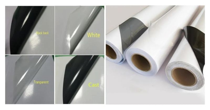 High/Super Glossy Permenent Clear Glue Self Adhesive Vinyl 100micron/140GSM Es-Sav140-Hg