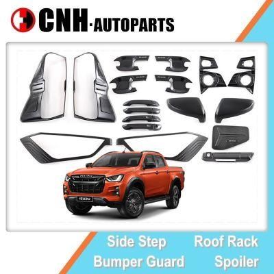 Auto Accessory Chrome and Carbon Fiber Pattern Body Sticker for D-Max 2020 2021 Pick up Truck