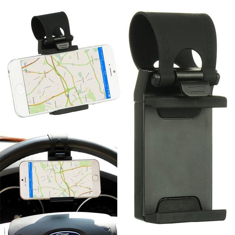 Universal Accessory Car Steering Wheel Cell Phone Flexible Phone Holder