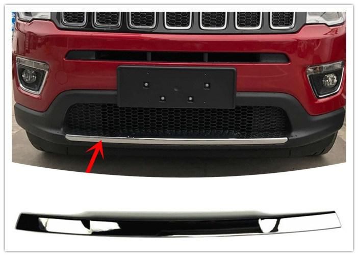 Auto Accessory Chromed Stickers for Jeep Compass 2017 Head Lamp and Tail Lamp Bezel