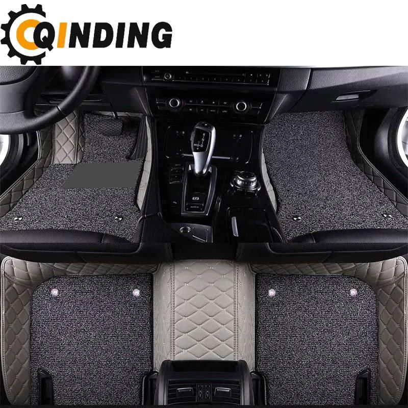 All 78840zn 4-Piece Black Rubber All-Season Trim-to-Fit Floor Mats for Cars, Trucks and Suvs