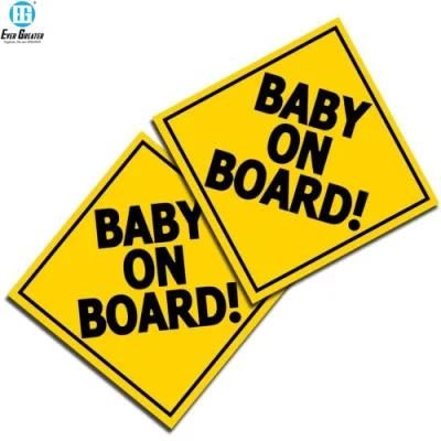 Anime Baby on Board Personalised Sticker