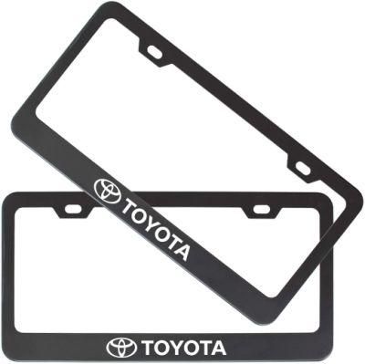 Custom Toyota License Plate Holder, Metal License Plate Holder