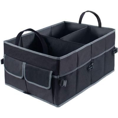 Trunk Storage Waterproof Collapsible Durable Multi Compartments, Car Trunk Organizer, Collapsible Storage