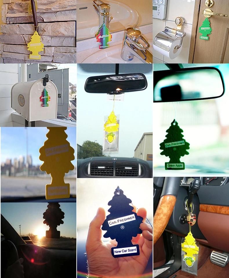 Hanging Paper Car Air Freshener for Business Gift