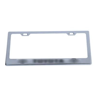 American Stainless Steel Car License Number Plates Frame