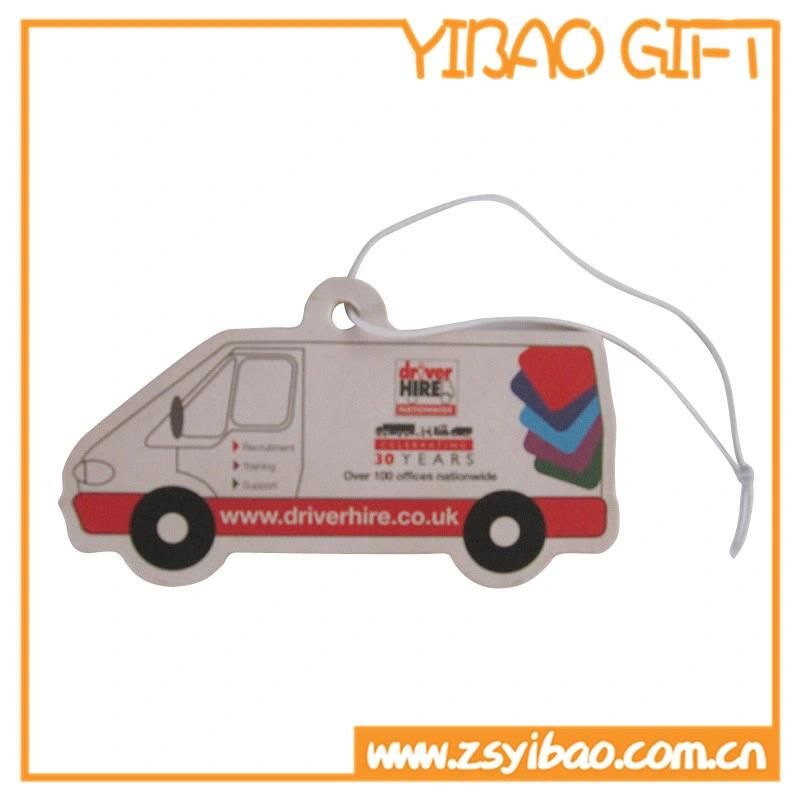 Custom Paper Car Air Freshener with Hanging White String (YB-AF-01)