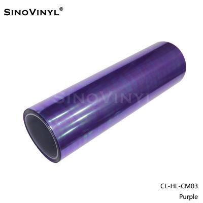 SINOVINYL Car Light Decoration Vinyl Wrap Chameleon Headlight Tint Film Fluorescent Yellow Film For Car Headlight Vinyl Sticker